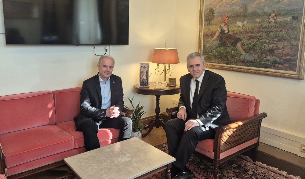 Συνάντηση του Δημάρχου Τεμπών Γ. Μανώλη με τον Γραμματέα της Κ.Ο. της Ν.Δ. Μ. Χαρακόπουλο