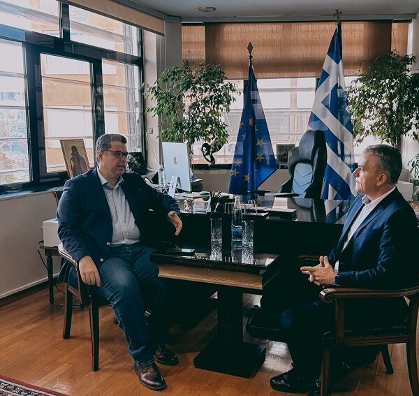 Έργα και δράσεις με επίκεντρο τη Λάρισα και τη Θεσσαλία στη συνάντηση Θ. Κοντογεώργη και Θ. Μαμάκου