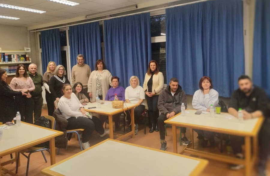 Επίσκεψη του Κέντρου Κοινότητας Δήμου Λαρισαίων στο 1ο ΣΔΕ Λάρισας