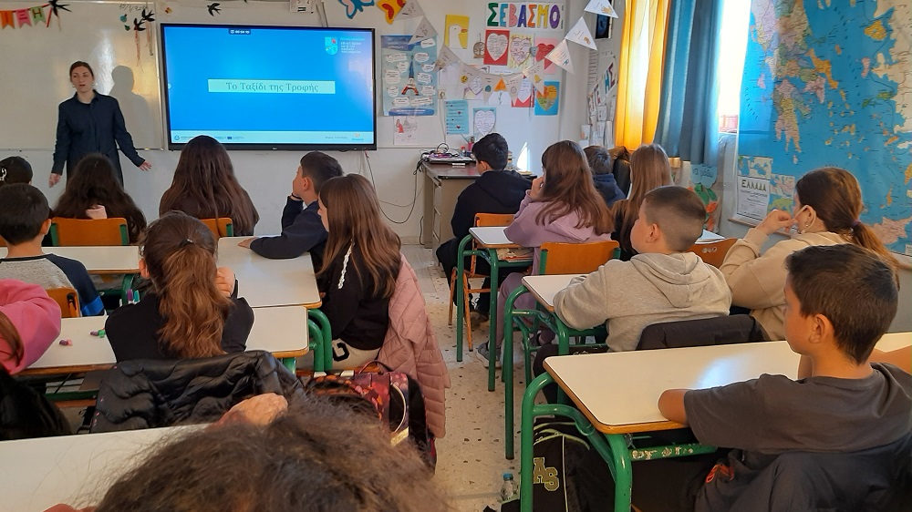 Το «Μπορούμε» κοντά στους μαθητές του 1ου Δημοτικού Σχολείου Αμπελώνα