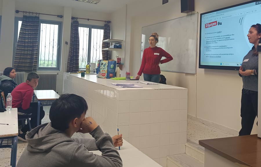 Ενημέρωση για την Υγεία και την Υγιεινή της Εμμήνου Ρύσης στο Γυμνάσιο Μεγάλου Ευυδρίου