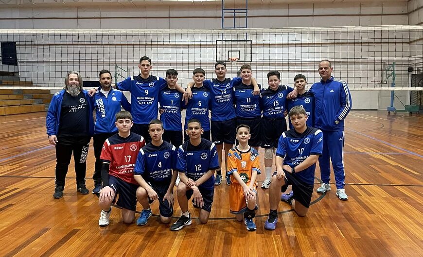 Περήφανη πορεία παρά τον αποκλεισμό για τους Παίδες της Ακαδημίας Τυρνάβου