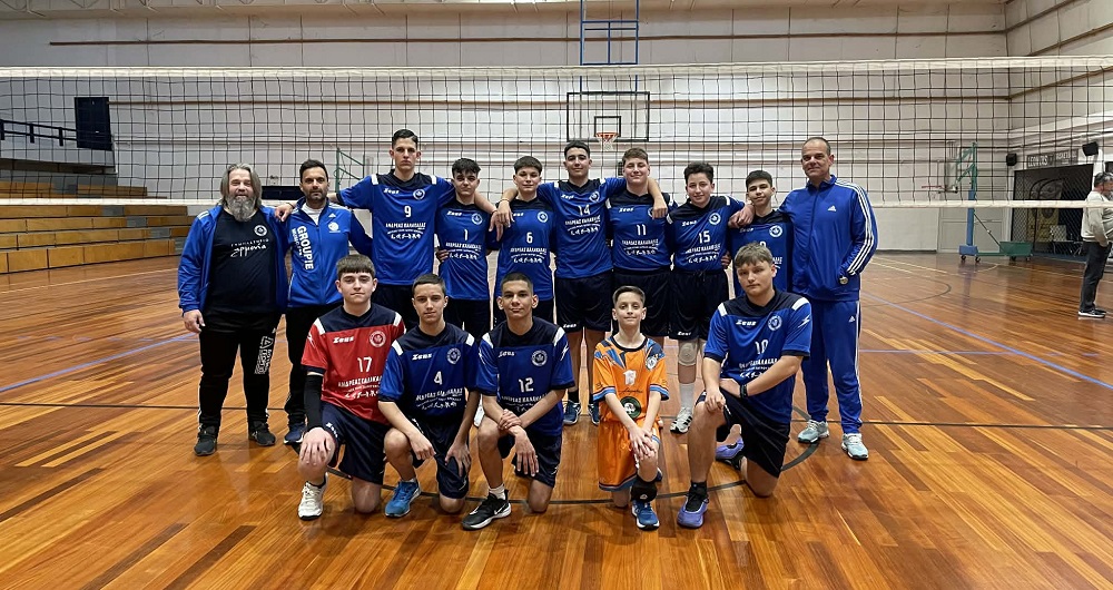 Περήφανη πορεία παρά τον αποκλεισμό για τους Παίδες της Ακαδημίας Τυρνάβου