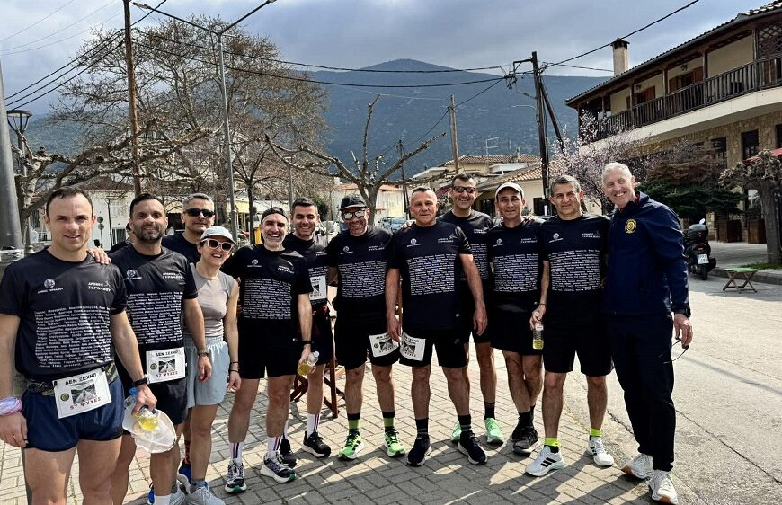 Στον «δρόμο μνήμης των Τεμπών», οι δρομείς Τυρνάβου