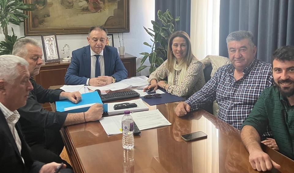 Συνάντηση του Χρ. Κέλλα με το προεδρείο του ΤΟΕΒ Πηνειού