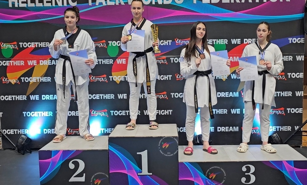 Χρυσή Πρωταθλήτρια η Παναγιώτα Μαστοροδήμου του «ΕΥΖΗΝ» Αμπελώνα, στο Πανελλήνιο Πρωτάθλημα Ταεκβοντό Εφήβων-Νεανίδων