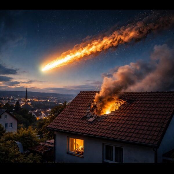 «Πύρινη σφαίρα» από το διάστημα τρύπησε στέγη σπιτιού στη Γερμανία