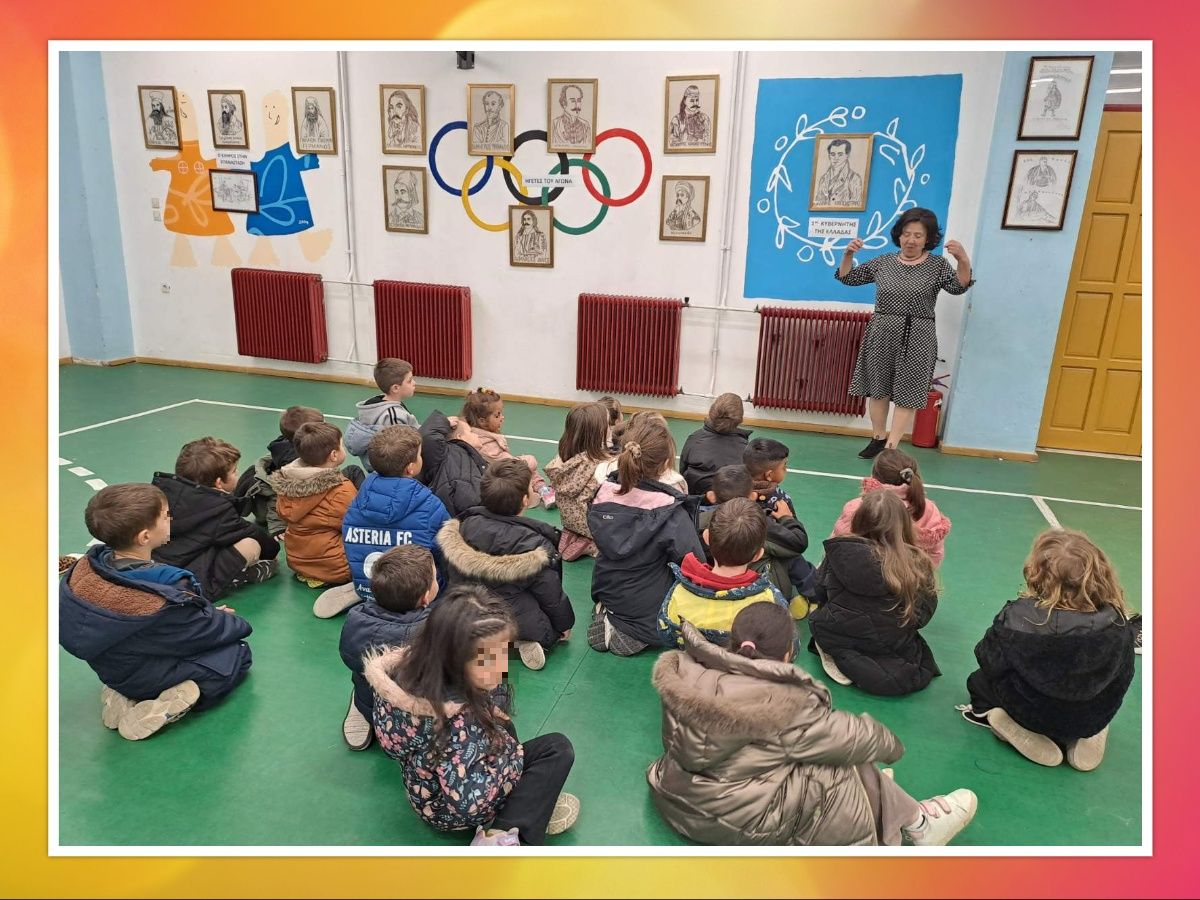 Στην έκθεση «Κεντώντας το ’21 με το βλέμμα στο μέλλον» τα παιδιά του 6ου νηπιαγωγείου Τυρνάβου