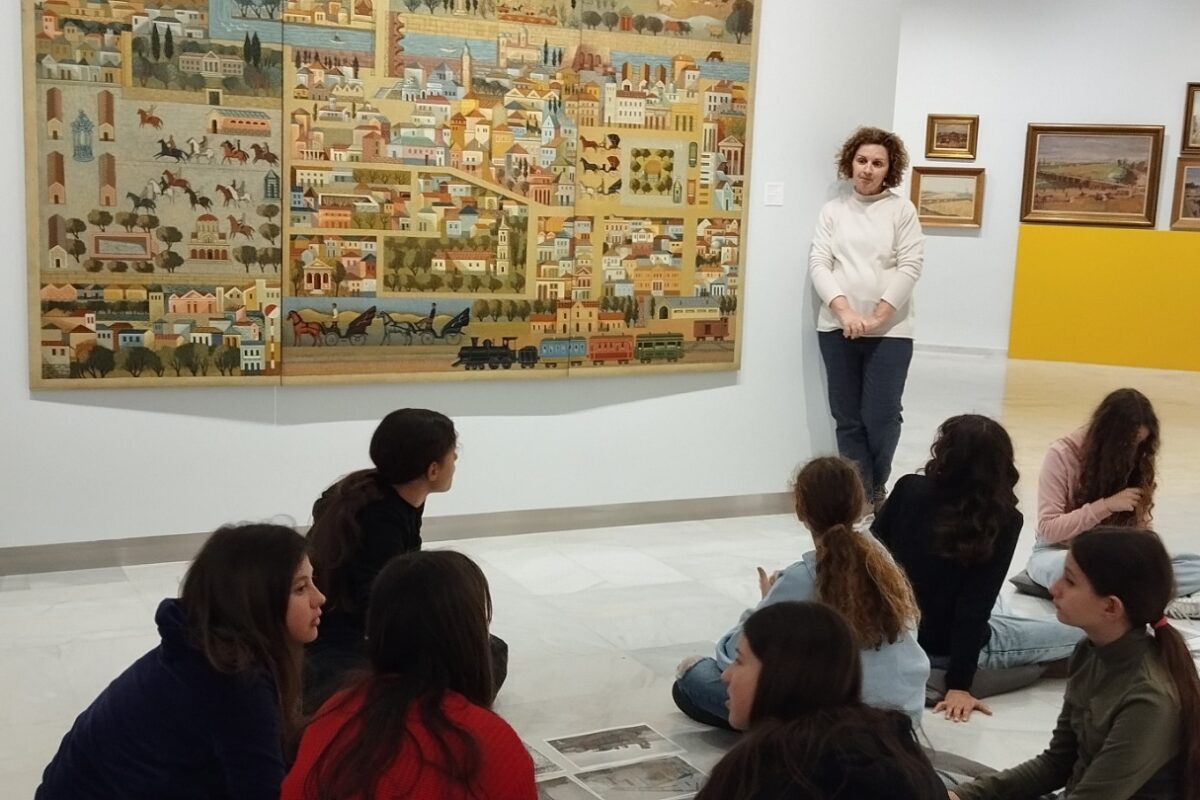 Το 1ο Γυμνάσιο Τυρνάβου Αχιλλέας Τζάρτζανος στη Δημοτική Πινακοθήκη Λάρισας