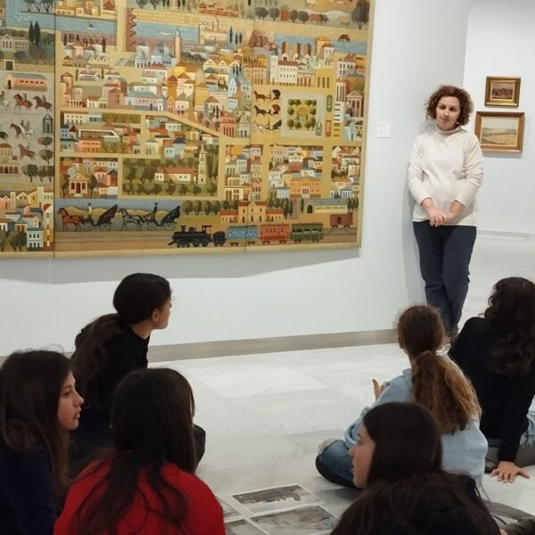 Το 1ο Γυμνάσιο Τυρνάβου Αχιλλέας Τζάρτζανος στη Δημοτική Πινακοθήκη Λάρισας