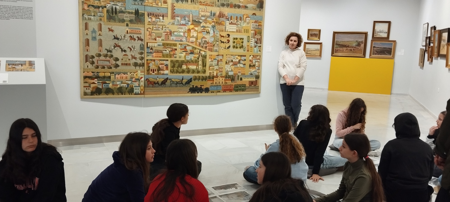 Το 1ο Γυμνάσιο Τυρνάβου Αχιλλέας Τζάρτζανος στη Δημοτική Πινακοθήκη Λάρισας