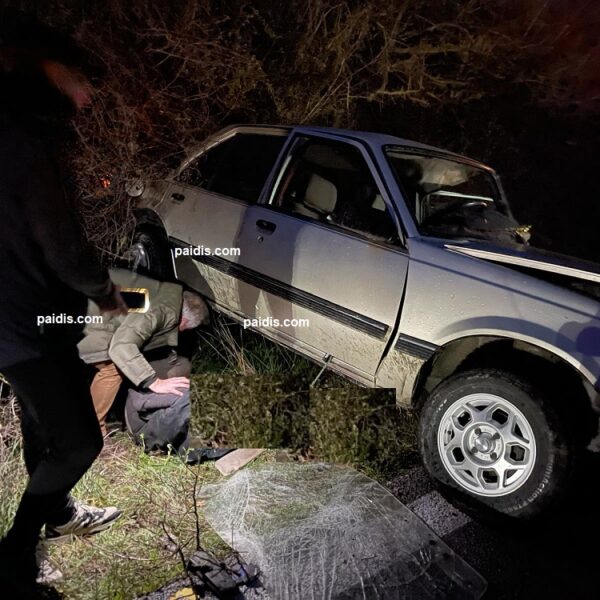 Ενας νεκρός και ένας σοβαρά τραυματίας σε φοβερό τροχαίο έξω από το Λυκούδι Ελασσόνας