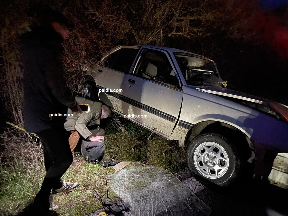 Ενας νεκρός και ένας σοβαρά τραυματίας σε φοβερό τροχαίο έξω από το Λυκούδι Ελασσόνας