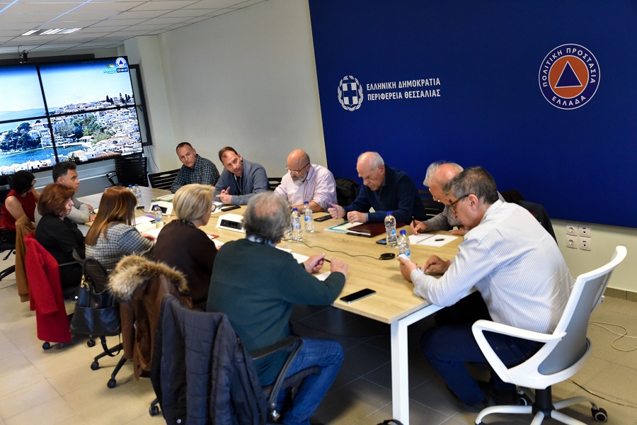 Συνάντηση του Περιφερειάρχη με τη Διοίκηση του ΟΔΥΘ