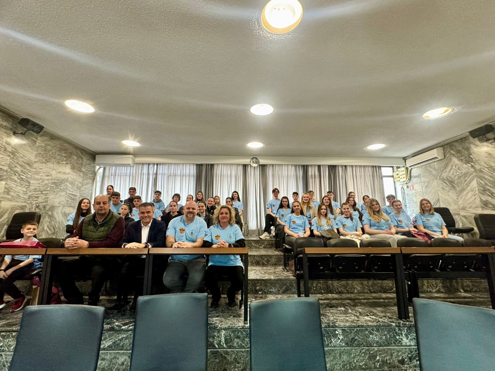 Στο Δημαρχείο της Λάρισας αθλητές της γερμανικής SVC04 Sonneberg