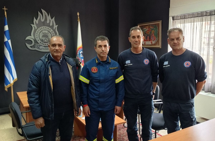 Δήμος Λαρισαίων: Στον Διοικητή της Π.Υ. Λάρισας ο Αντιδήμαρχος Αστικής Ανθεκτικότητας