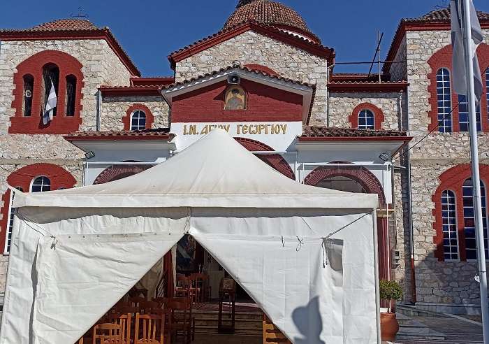 Τιμάται ο Αγιος Γεώργιος σε Αμπελώνα και Τύρναβο