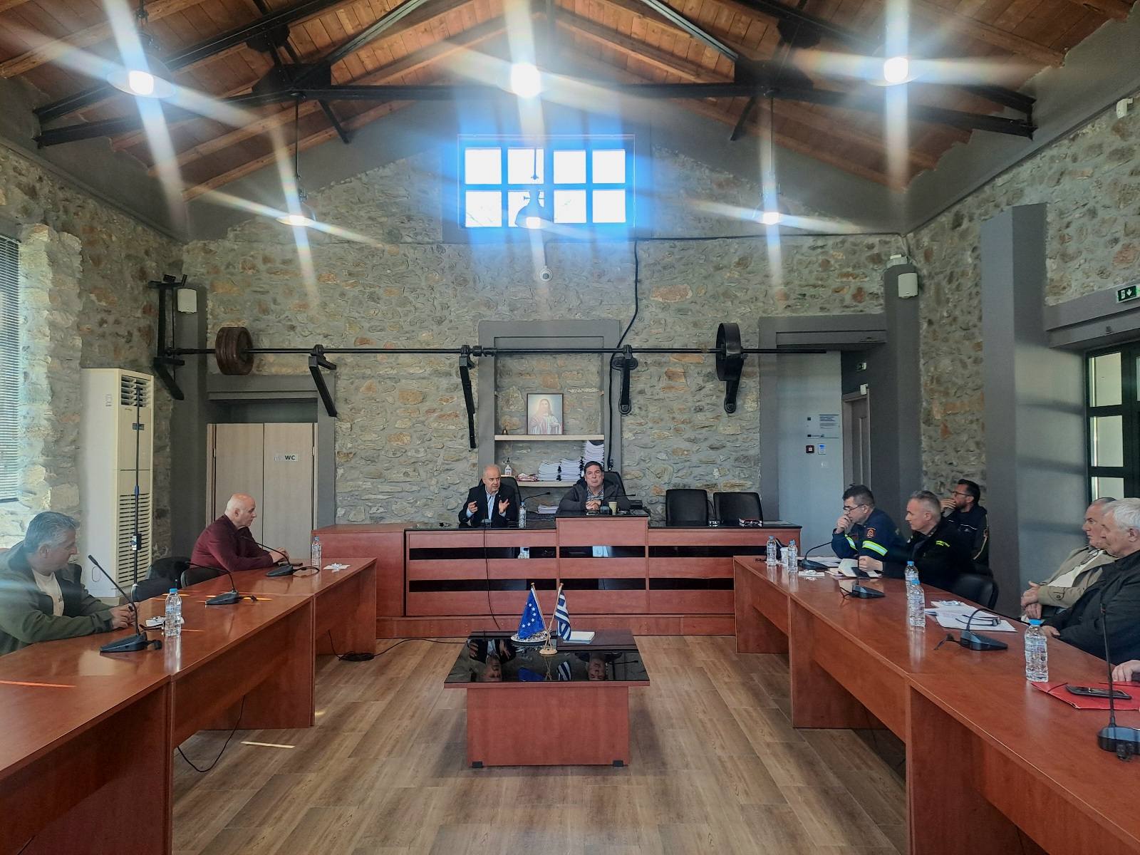 Συνεδρίαση του Συντονιστικού Πολιτικής Προστασίας Δήμου Τεμπών ενόψει της αντιπυρικής περιόδου