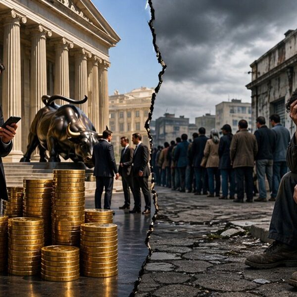 Οι τράπεζες ευημερούν, οι εργαζόμενοι δοκιμάζονται σκληρά στην άνιση οικονομία της Ελλάδας