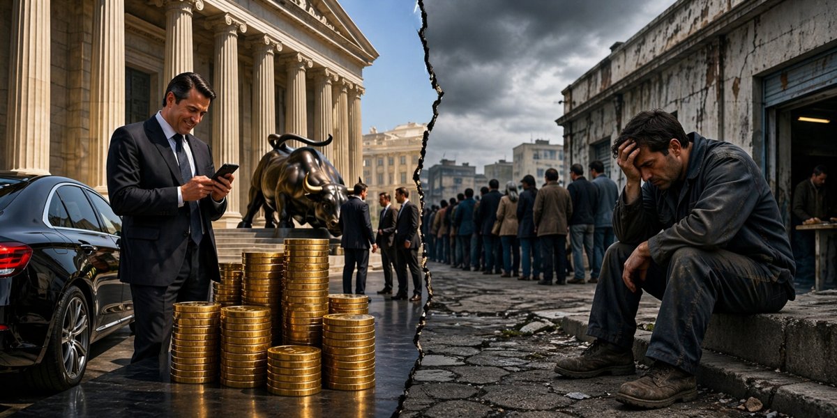 Οι τράπεζες ευημερούν, οι εργαζόμενοι δοκιμάζονται σκληρά στην άνιση οικονομία της Ελλάδας