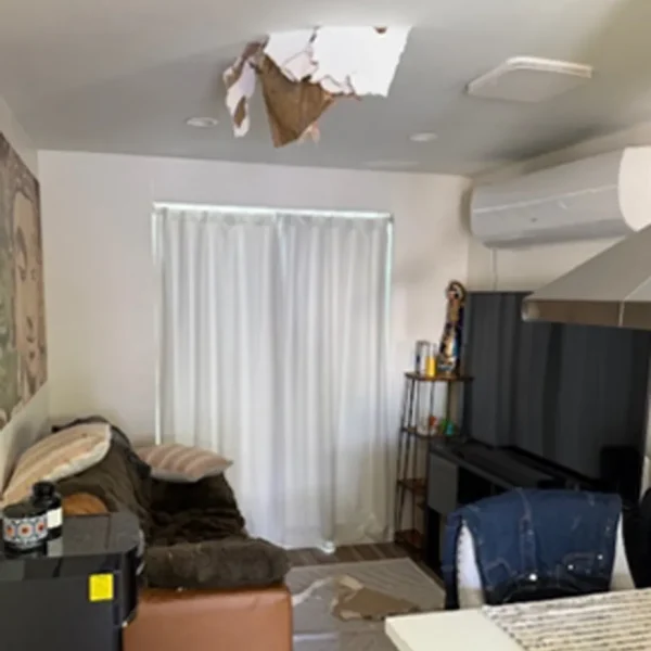 Κομμάτι πάγου έπεσε από τον ουρανό και διέλυσε τη στέγη σπιτιού