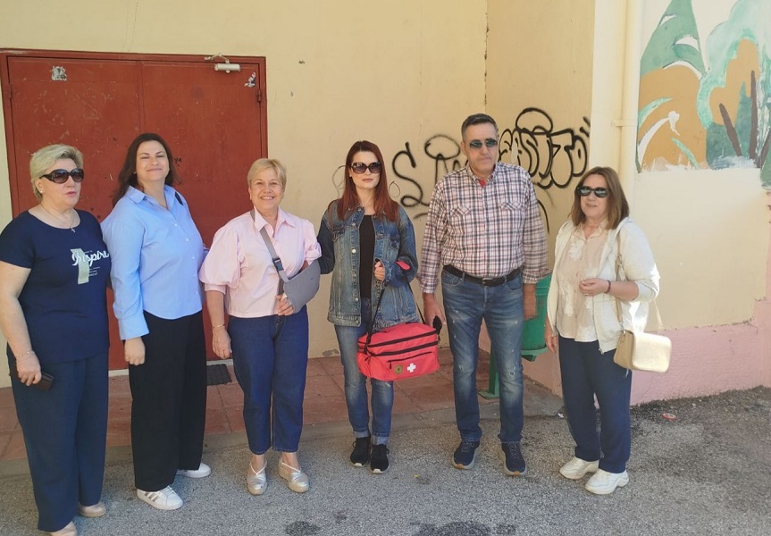Ευχαριστήριο του 1ου δημοτικού σχολείου Αμπελώνα