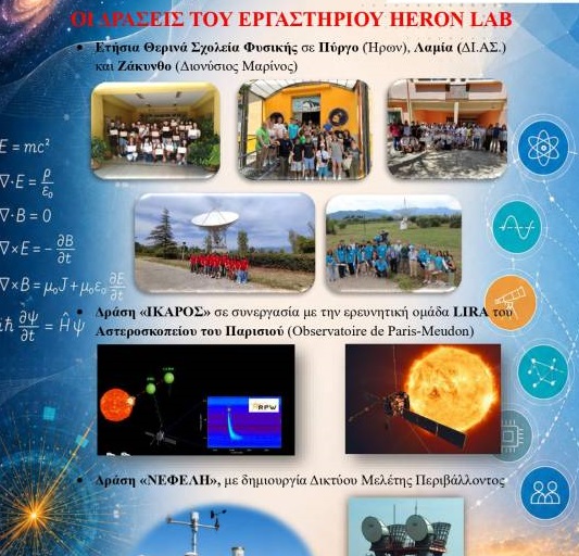 «Τρία θερινά σχολεία του HERON LAB για μαθητές Γυμνασίου και Λυκείου»