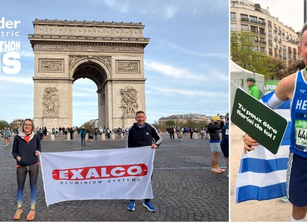 Ο Κριστιάν Περάκης με την EXALCO στον Schneider Electric Marathon de Paris 2026