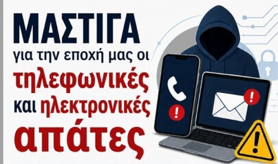 Σαραντάπορο: Εκδήλωση ευαισθητοποίησης και προστασίας των πολιτών απέναντι σε περιστατικά διαδικτυακής απάτης