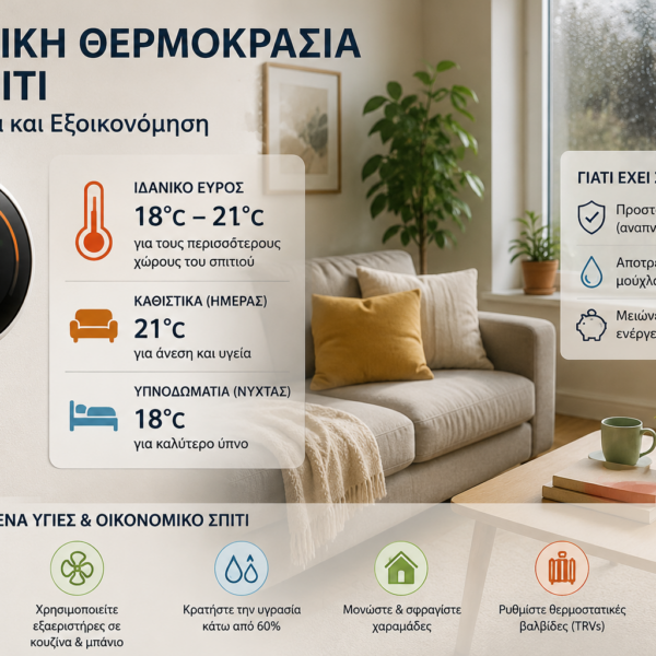 Αντίο στον κανόνα των 19°C: Οι ειδικοί αποκαλύπτουν την ιδανική θερμοκρασία σπιτιού που ισορροπεί άνεση και οικονομία