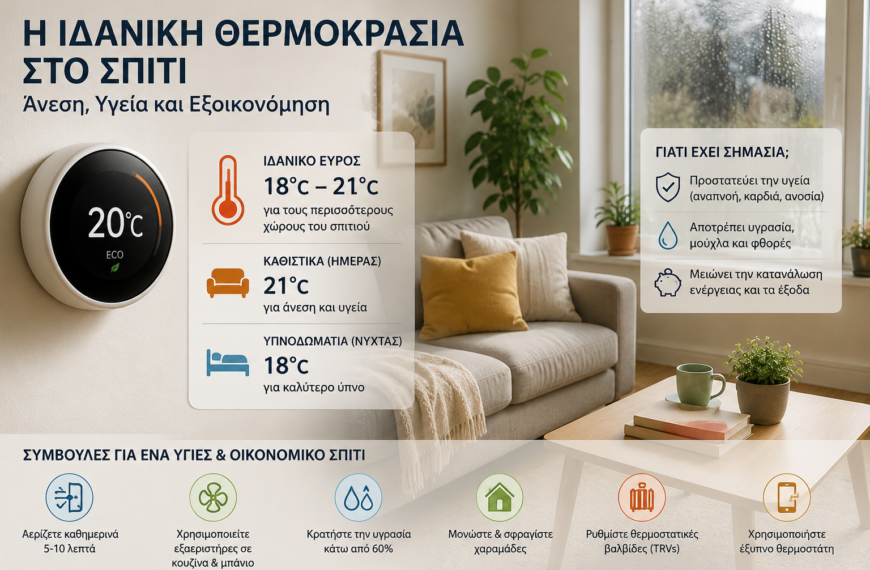 Αντίο στον κανόνα των 19°C: Οι ειδικοί αποκαλύπτουν την ιδανική θερμοκρασία σπιτιού που ισορροπεί άνεση και οικονομία