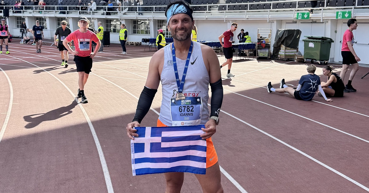 Στο Helsinki City Run Marathon στη Φινλανδία συμμετείχε ο Τυρναβίτης Ιωάννης Ταμπόσης