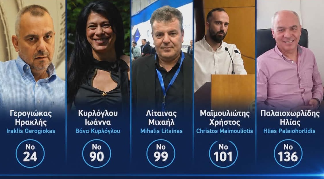 Οι Λαρισαίοι υποψήφιοι για την Πολιτική Επιτροπή της Ν.Δ.