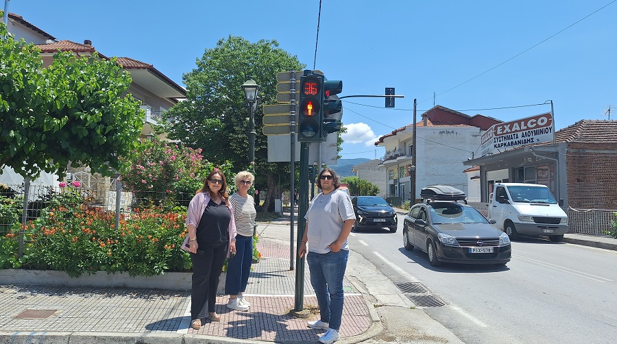 Αναβαθμίστηκε το σύστημα φωτεινής σηματοδότησης στον κόμβο του 3ου Δημοτικού Σχολείου Ελασσόνας