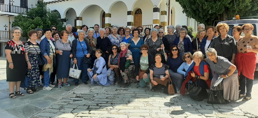 Ημερήσια εξόρμηση των ΚΑΠΗ του Δήμου Λαρισαίων σε Βόλο, Ι.Μ. Παναγίας Οδηγήτριας και Καλά Νερά
