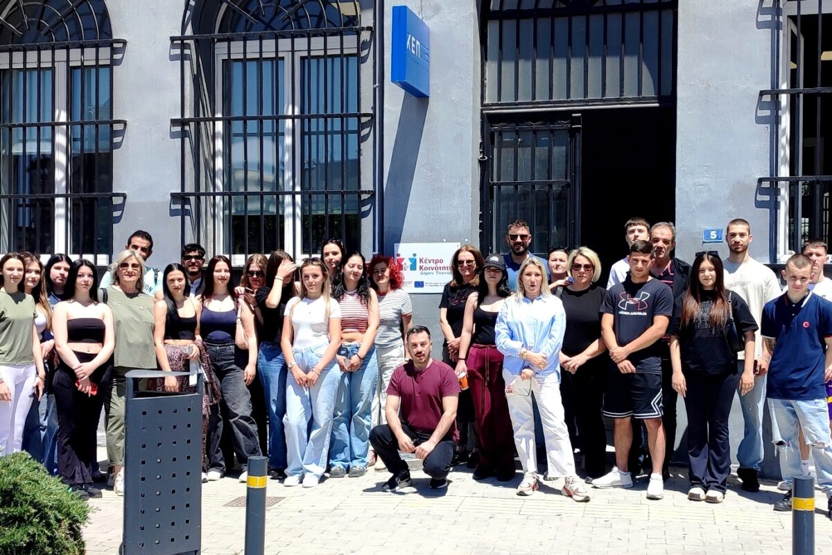 Διδακτική επίσκεψη των μαθητευόμενων του ΕΠΑΛ Τυρνάβου στο Κέντρο Κοινότητας του Δήμου