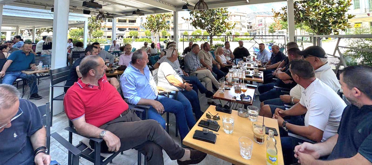 Χρ. Κέλλας από τον Τύρναβο: Κοντά στους πολίτες, δίνουμε απαντήσεις στα ζητήματα που τους απασχολούν