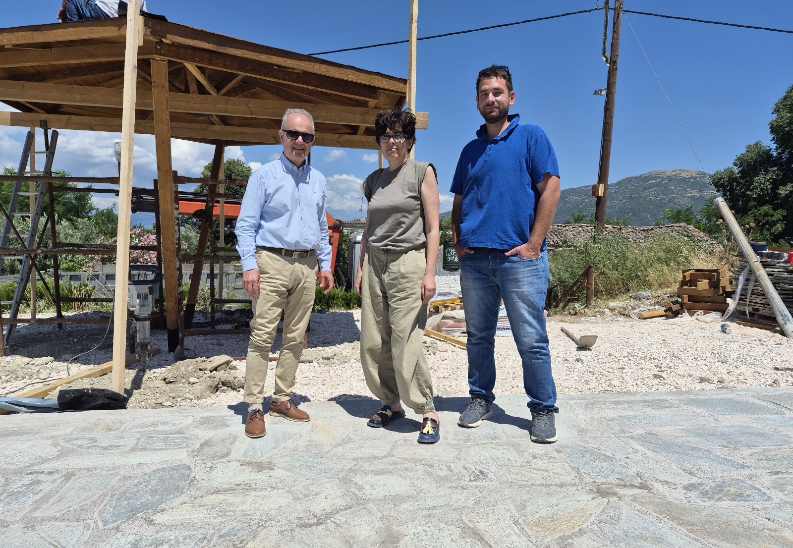 Αυτοψία Γ. Μανώλη στο περιπατητικό μονοπάτι Γέφυρα Όσσας – Μπάρα Συκουρίου