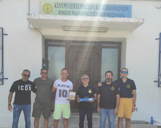 Ευχαριστήριο της Ένωσης Ραδιοερασιτεχνών Θεσσαλίας προς τον Σύλλογο Δρομέων Υγείας Αγιάς