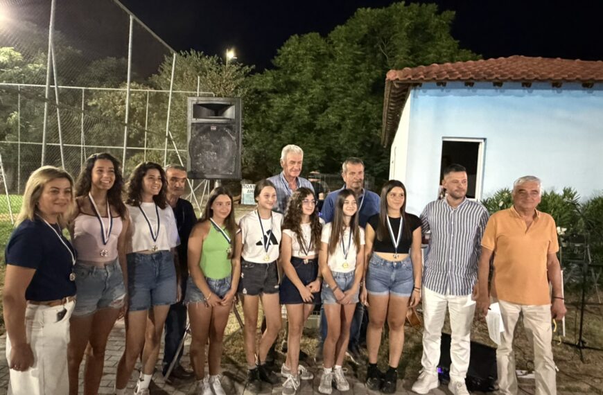 Με βράβευση, κληρώσεις και μουσική ξεκίνησε ο Αθλητικός Μήνας στον Τύρναβο