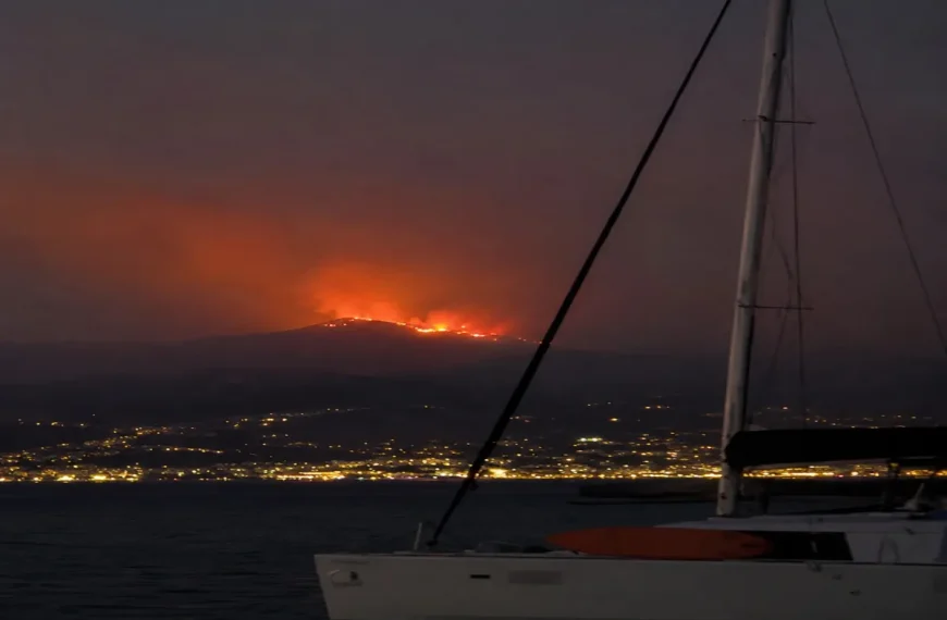 Πάρος: Συνελήφθησαν Δήμαρχος, Αντιδήμαρχος, εργολάβος και οδηγός για την πυρκαγιά