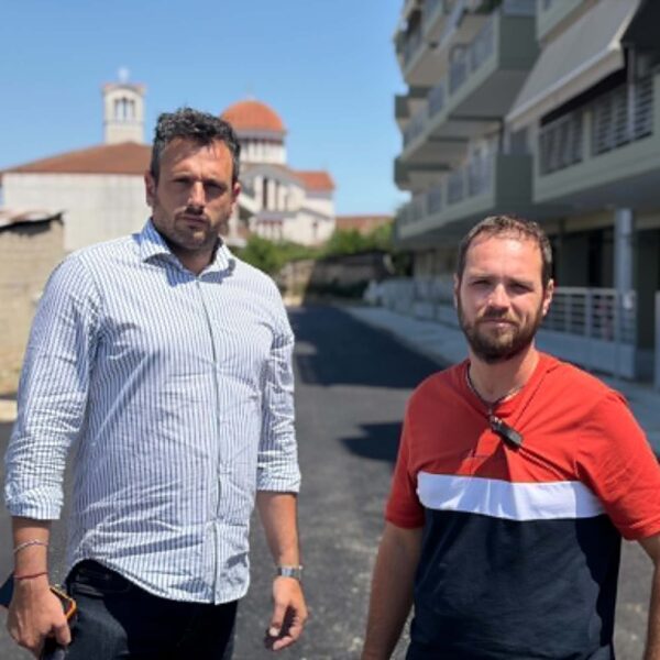 Ασφαλτοστρώθηκε η οδός Ιωάννη Πέζαρου στον Τύρναβο