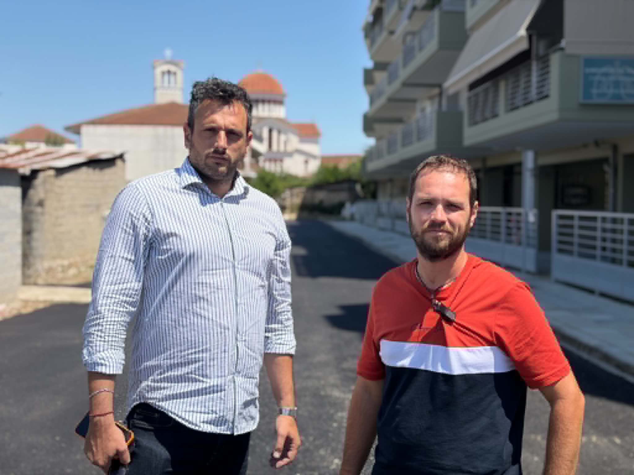 Ασφαλτοστρώθηκε η οδός Ιωάννη Πέζαρου στον Τύρναβο