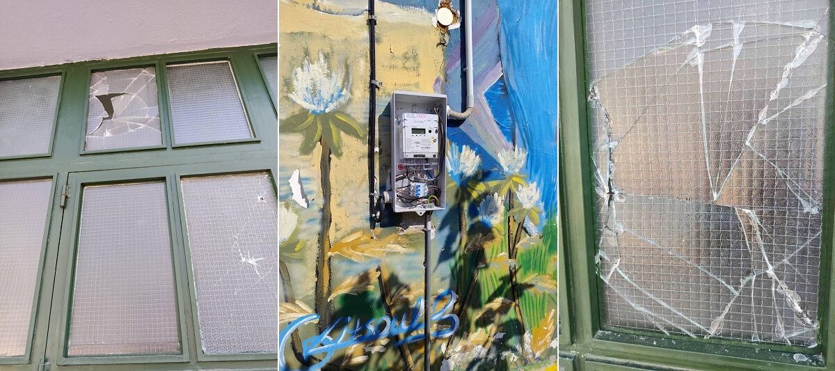 Ντροπή: Βανδαλισμοί και στο 5ο Δημοτικό Σχολείο Τυρνάβου