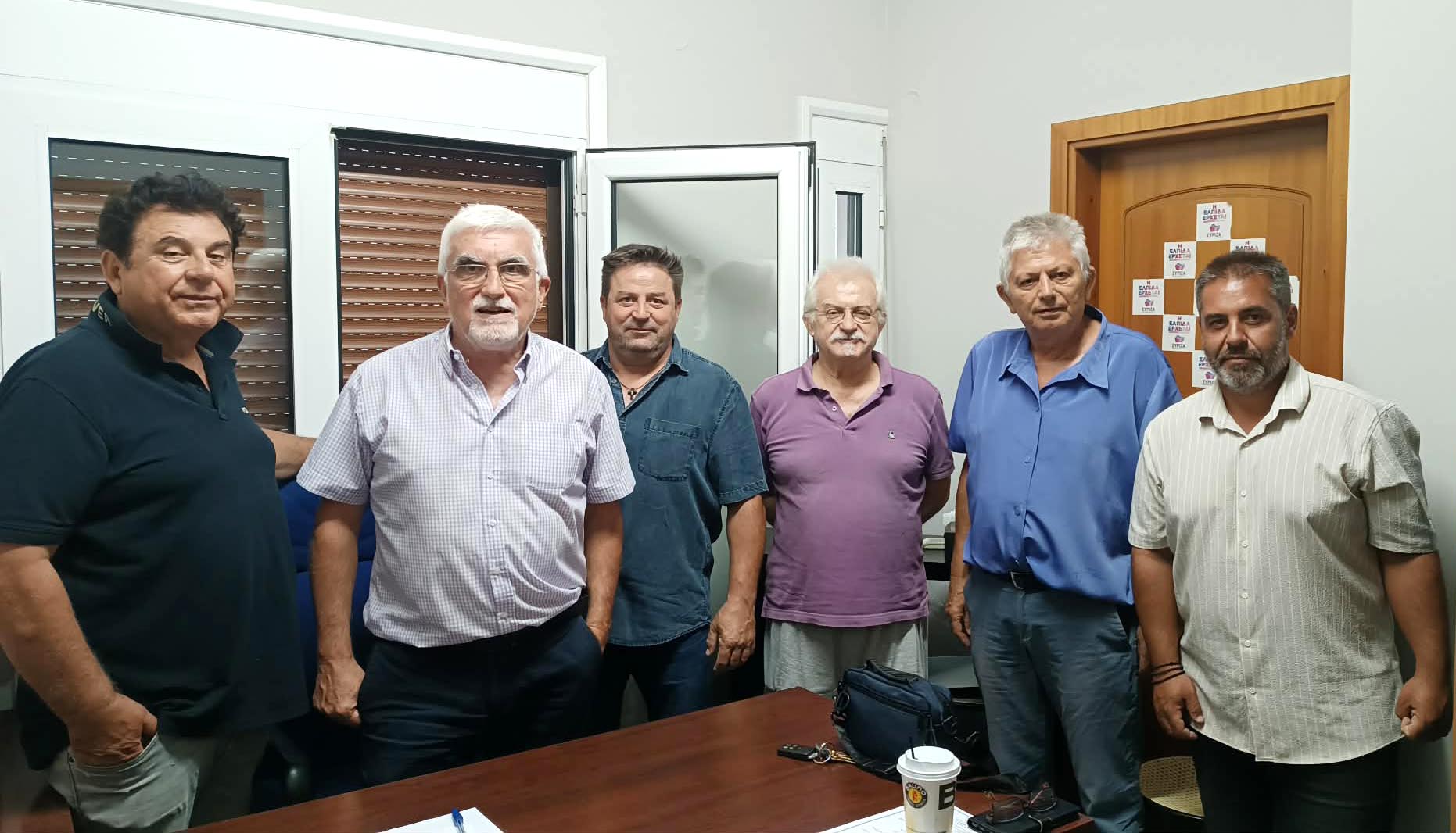 Σύσκεψη για την ενότητα της Αριστεράς και των προοδευτικών δυνάμεων παρουσία του βουλευτή Λάρισας Γιάννη Καριπίδη