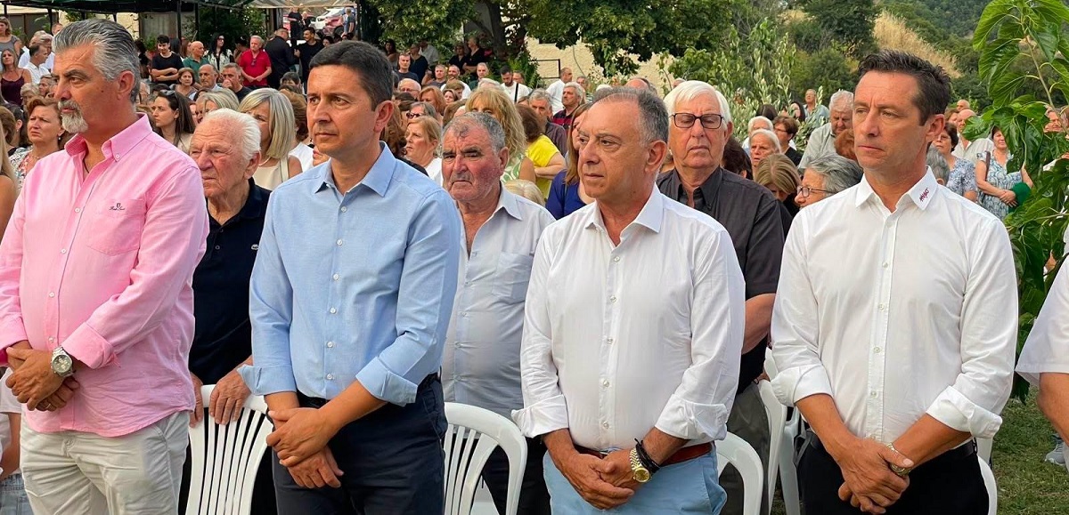 Σε Κρανιά Ελασσόνας και Ραψάνη για τη Μεταμόρφωση του Σωτήρος, ο Χρήστος Κέλλας