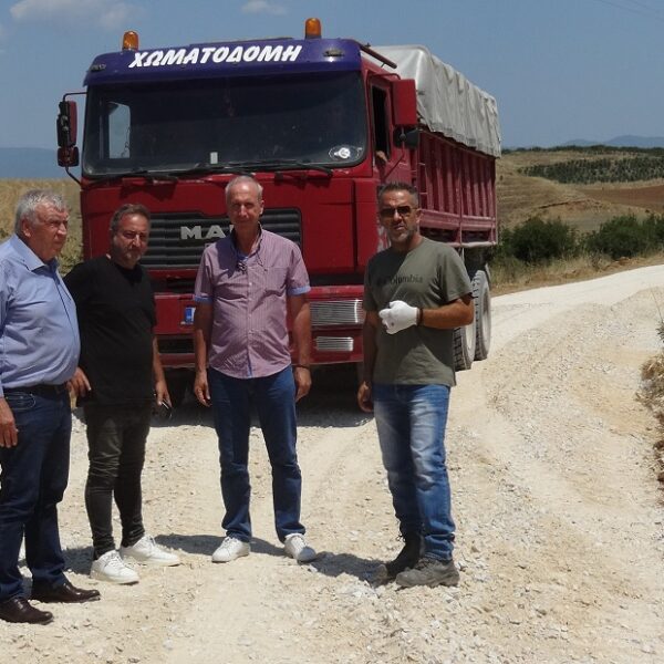 Συνεχίζεται με γοργούς ρυθμούς το έργο της αγροτικής οδοποιίας στο Δήμο Κιλελέρ