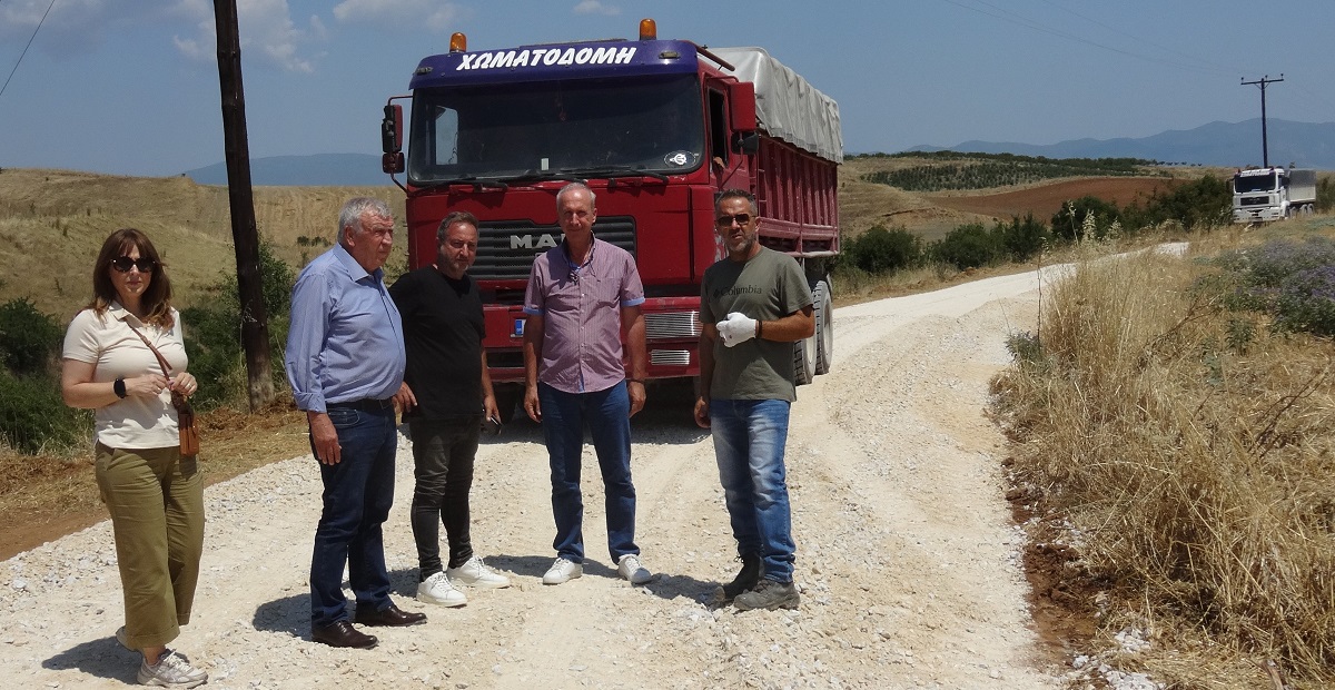 Συνεχίζεται με γοργούς ρυθμούς το έργο της αγροτικής οδοποιίας στο Δήμο Κιλελέρ
