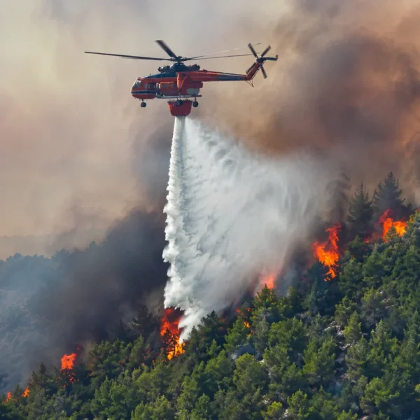 Λάρισα: Πυρκαγιά σε αγροτοδασική έκταση στην Κυρά Φαρσάλων