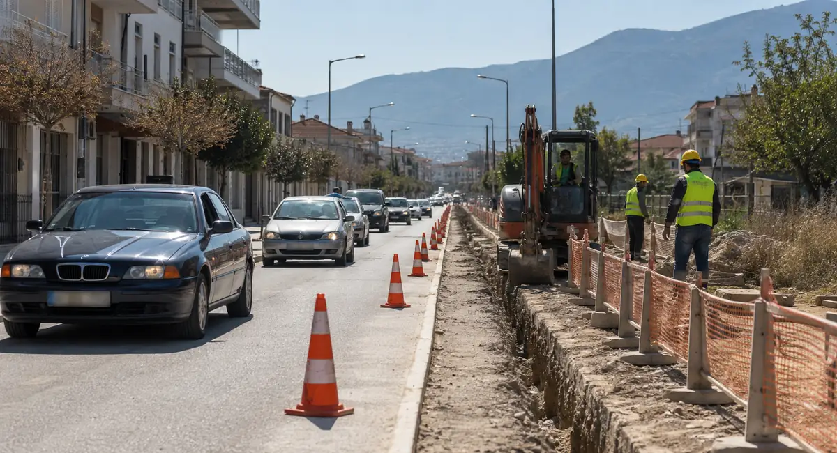 Τύρναβος: Κυκλοφοριακές ρυθμίσεις για δύο ημέρες στην Ηρώων Πολυτεχνείου – Ποιο τμήμα επηρεάζεται